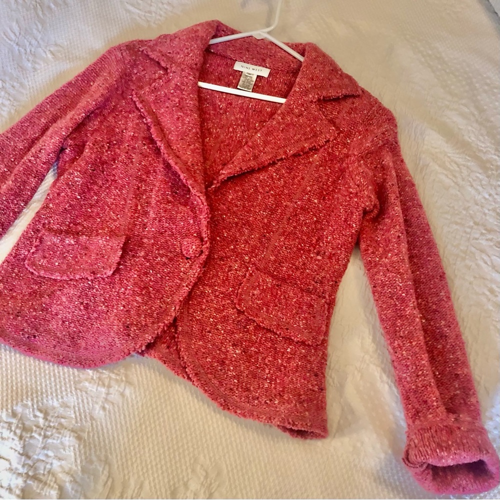 Nine West Sweater Blazer